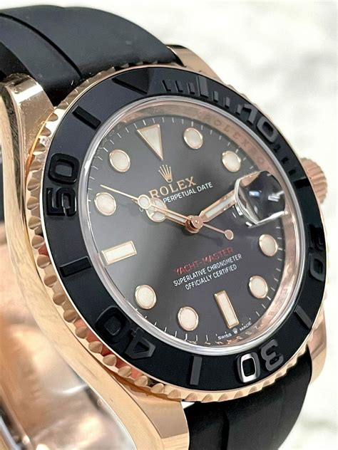 rolex yacht master 40 rose gold oysterflex